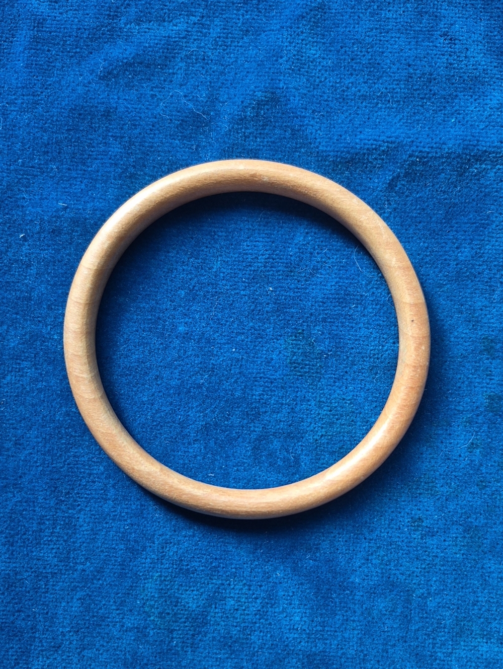 Simple Wooden Bangle Bracelet - Natural Wood